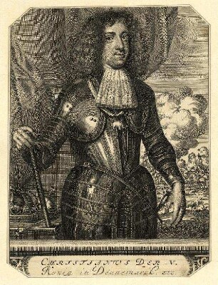 Bildnis von Christian V. (1646-1699), König von Dänemark