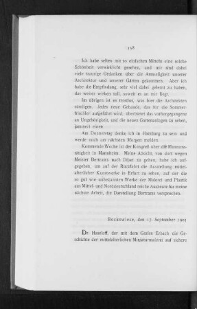 Bockswiese, den 17. September 1903