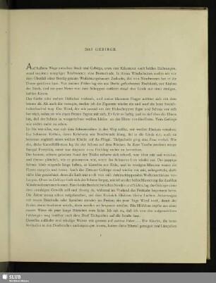Das Gebirge
