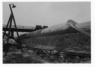 Industrie-Kraftwerk. Baustelle auf dem Werkgelände : Lauta (Niederlausitz). Industrie-Kraftwerk. Baustelle auf dem Werkgelände