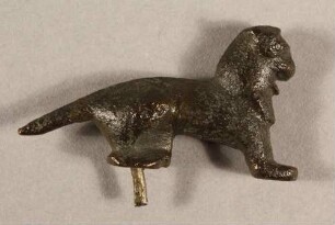 Figur eines Panthers. Gerätgriff