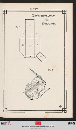Pl. XXXI [Développement du Sommier]