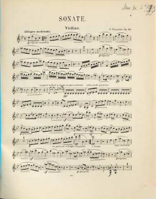 Sonate : für Clarinette oder Violine mit Pianoforte ; op. 38