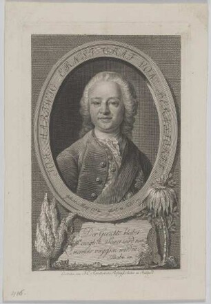 Bildnis des Joh. Hartwig Ernst von Bernstorff