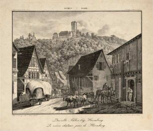 Das alte Schloß bey Hornberg - Le vieux château près de Hornberg