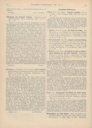 412-413 [Rezension] Monatsblätter für Innere Mission. 6. Jahrgang 1889