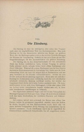 VIII. Die Zündung