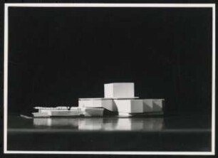 Schauspielhaus, Wuppertal: Modell Westansicht