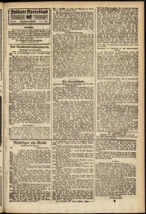 Zweite Ausgabe vom Donnerstag, den 11. März 1920.