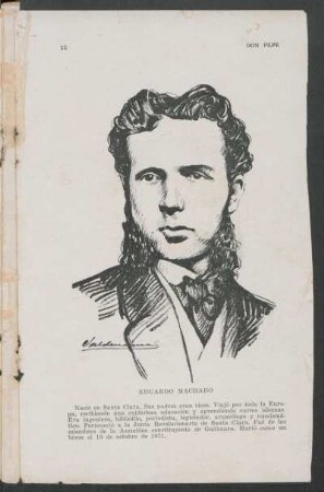 [Retrato de] Eduardo Machado