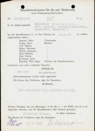 Hassler, Friedrich