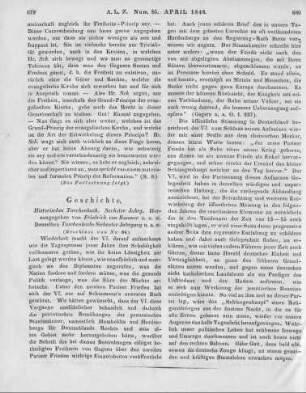 Historisches Taschenbuch. Hrsg. von F. von Raumer. Jg. 6-7. Leipzig: Brockhaus 1845-46 (Beschluss von Nr. 84.)