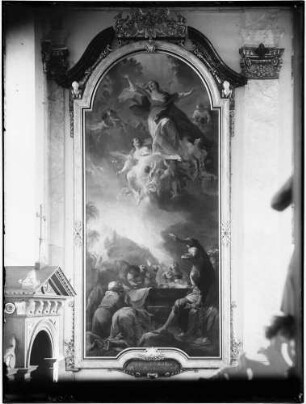 Baitenhausen Wallfahrtskapelle Sankt Maria am Berg Karmel Altarbild Himmelfahrt Maria (1765), gestiftet von Franz Konrad von Rodt