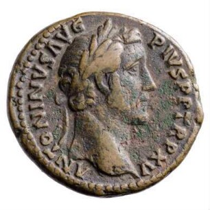 Münze, As, 151 - 153 n. Chr.