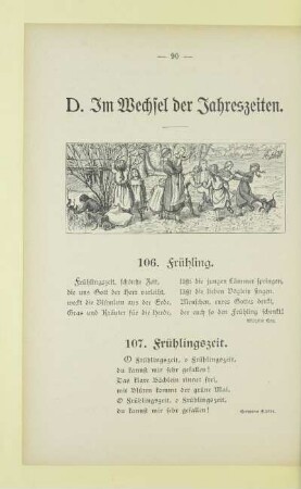 D. Im Wechsel der Jahreszeiten