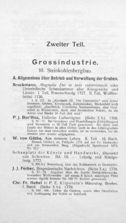 Zweiter Teil. Grossindustrie.