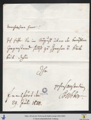 Autogr. Nr. 1485