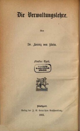 Die Verwaltungslehre, 5. Die innere Verwaltung ; Hauptgebiet 2, Das Bildungswesen ; Teil 1, Das System und die Geschichte des Bildungswesens der alten Welt
