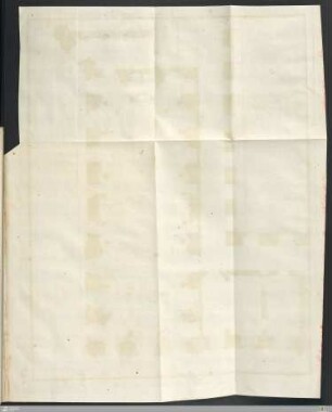 Ichnographia oder Grund-Riß (Abbildung (Faltblatt) + Beschreibung).