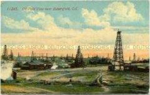 Ölfeld bei Bakersfield, Kalifornien