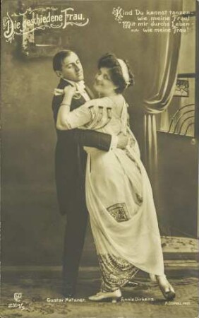 Die geschiedene Frau. - Kind Du kannst tanzen [...]