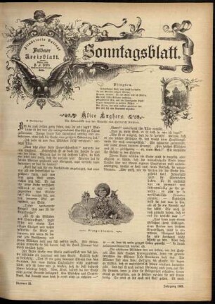 Ausgabe vom Sonntag, den 31. Mai 1903.