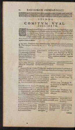 Stemma Comitum VValdecciorum.