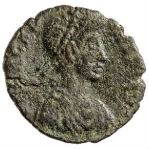 Münze, Aes 4, 404 - 408 n. Chr.