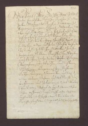 Kaiser Karl VI. verbietet auf Antrag des Kurfürsten Karl Philipp von der Pfalz eine von dem Freiherrn Heinrich Starer von Wiser verfasste Schmähschrift.