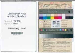 Entnazifizierung Josef Wissenberg, geb. 24.02.1903 (Angest.)