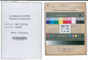 Entnazifizierung Theodore Mohr , geb. 02.05.1903 (Stenotypistin)