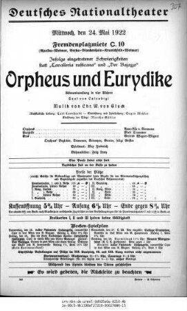Orpheus und Eurydike