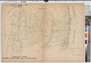 Vellern (Beckum), Umlegung Vellern, Bl. 6 Schätzungsriß u. Urkarte 1 Flur 5