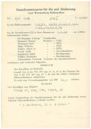 Geigle, Adolf