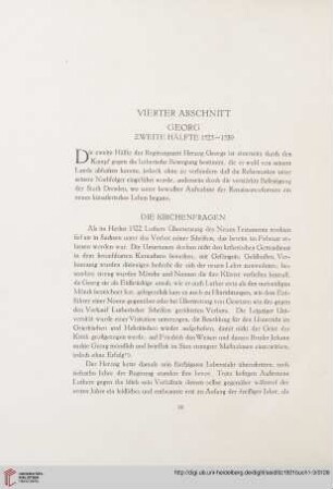 Vierter Abschnitt: Georg, zweite Hälfte 1525 - 1539