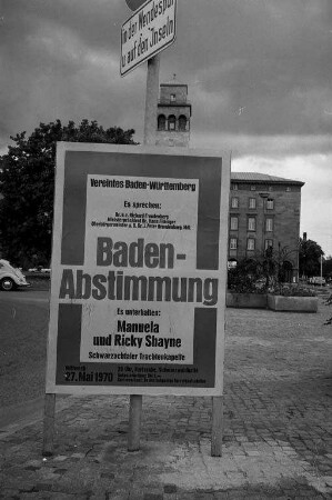 Volksabstimmung über den Erhalt des Landes Baden-Württemberg oder die Wiederherstellung des Landes Baden