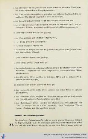 Sprach- und Stammesgrenzen.