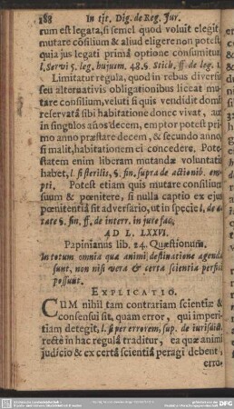 Ad L.LXXVI. Papinianus lib. 24. Queastionum