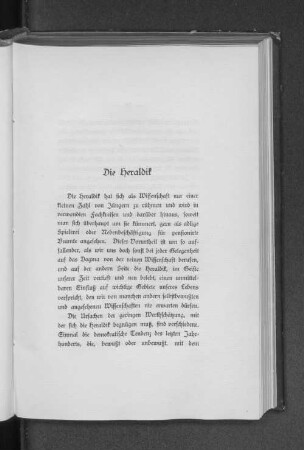 Die Heraldik