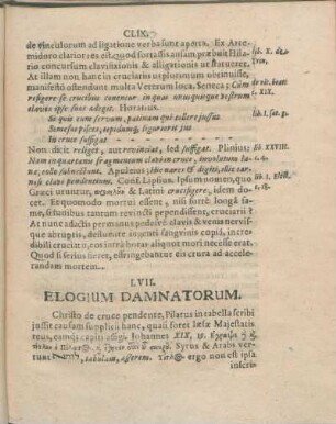 LVII. Elogium Damnatorum.