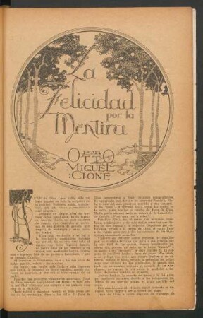 La felicidad por la mentira : Ilustraciones de Rechaín