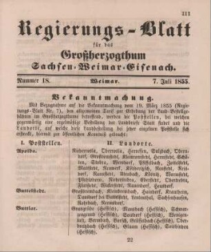 Nr. 18 : 7. Juli 1855