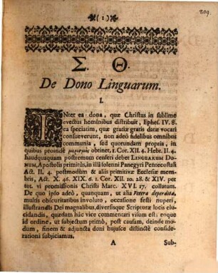Disp. theol. de dono linguarum