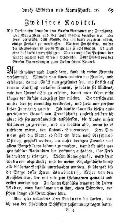 Zwölftes Kapitel - Die Verbannten beweisen dem Grafen Vertrauen und Zuneigung
