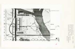 Großkraftwerk, Berlin-Hakenfelde (Diplomarbeit bei Bernhard Hermkes): Lageplan 1:1000
