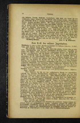 Zum R.-U. des reiferen Jugendalters