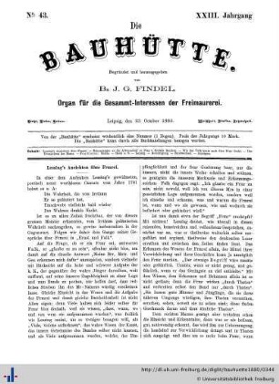 Nr. 43, 23. Oktober 1880