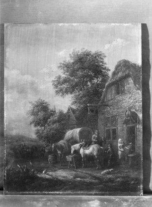 Rast vor dem Wirtshaus
