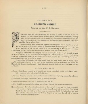 Chapter XXII. Up-country cookery.