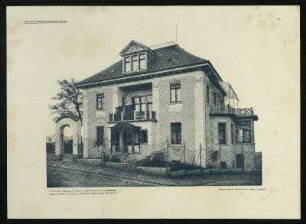 Tafel 38: Villa Oberst v. Götz, Weisser Hirsch bei Dresden